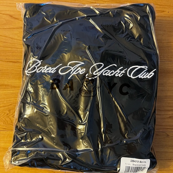 BAYC Bored Ape Yacht Club Bored Script Hoodie - Picture 4 of 4